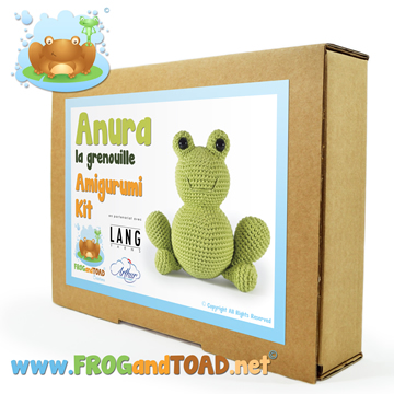 Amigurumi Crochet Kit - ANURA la grenouille the frog - FROGandTOAD Créations ©